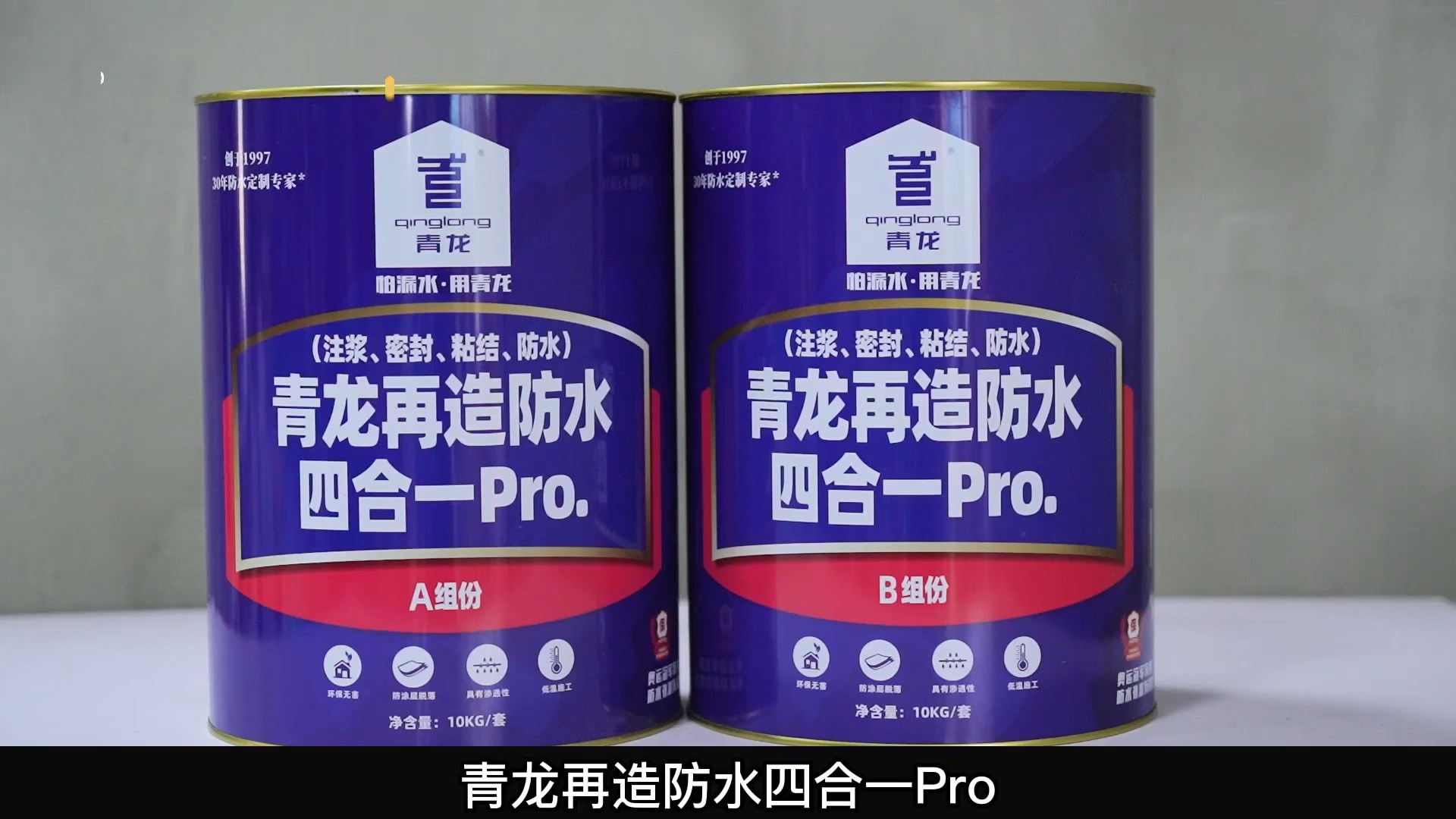 青龍再造防水四合一 Pro.(注漿、密封、粘結(jié) 、防水)